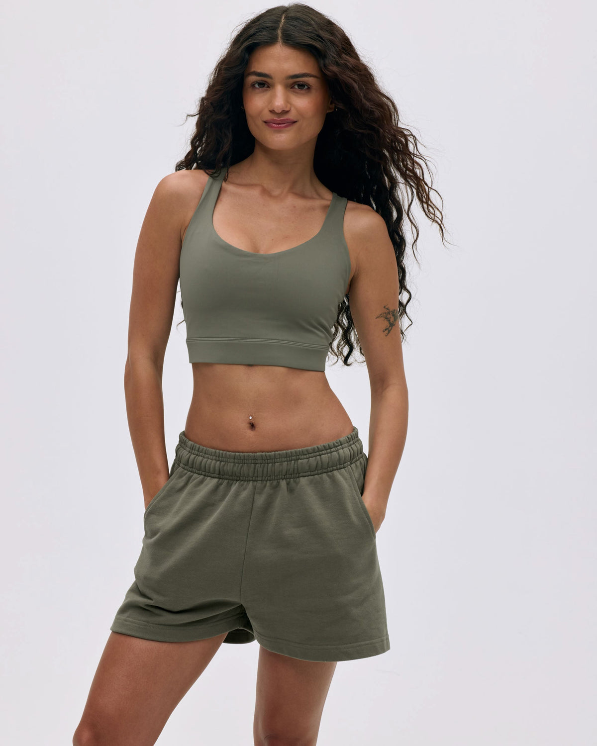Sweat Shorts - Olive Green