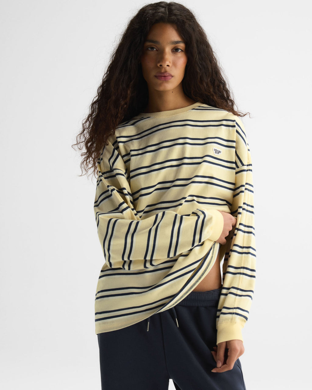 Oversized T-shirt - Buttercream