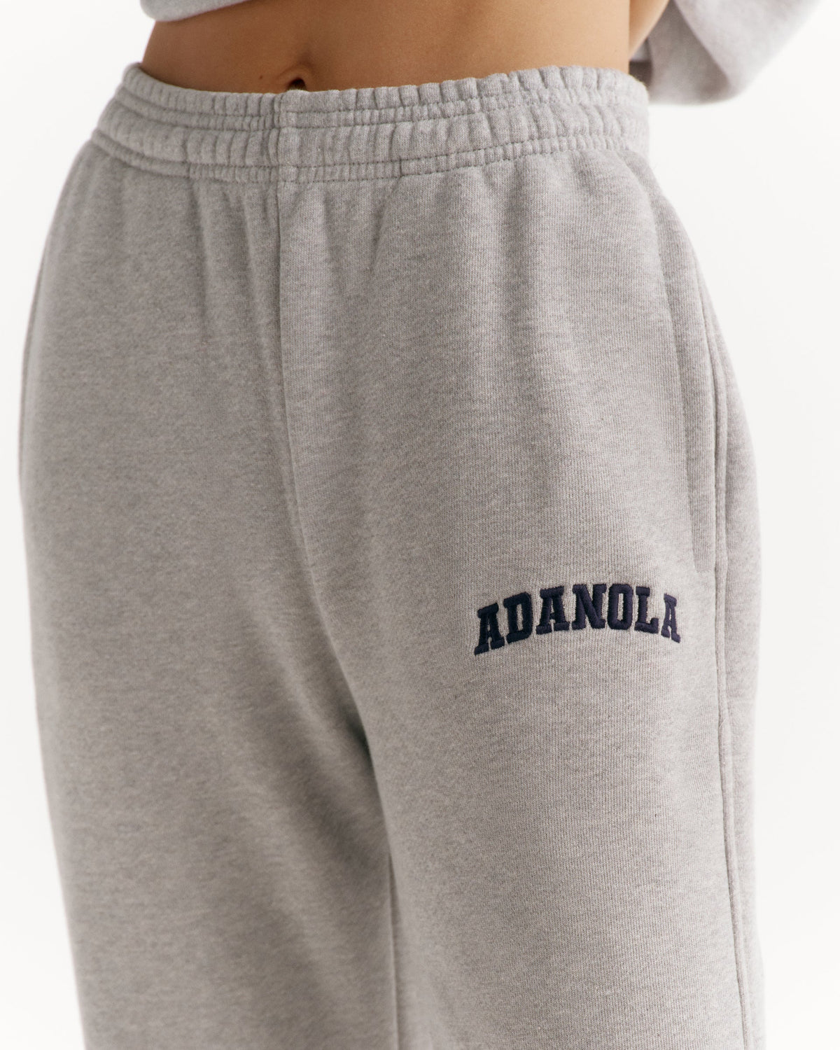 Classic Straight Leg Sweatpants - Heather Grey