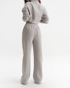 Classic Straight Leg Sweatpants - Heather Grey