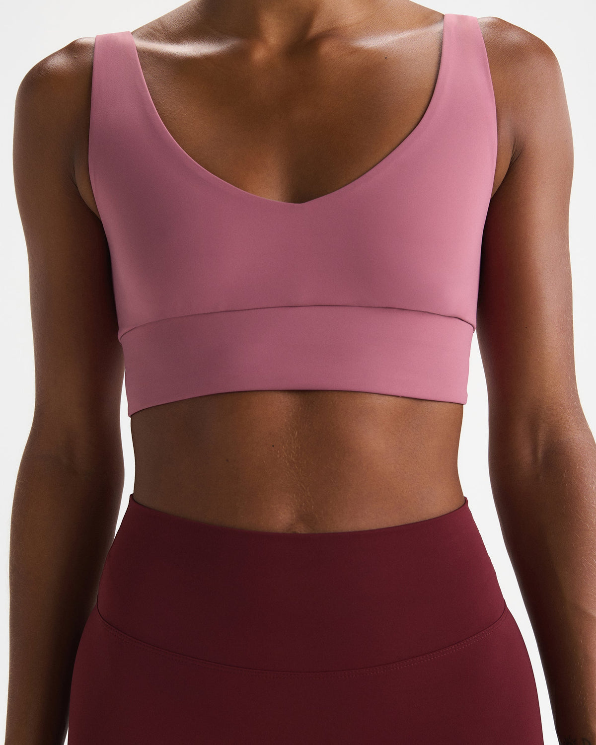 Ultimate V-Neck Bra - Deep Pink