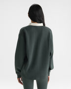 Oversized Rugby Top - Sea Green