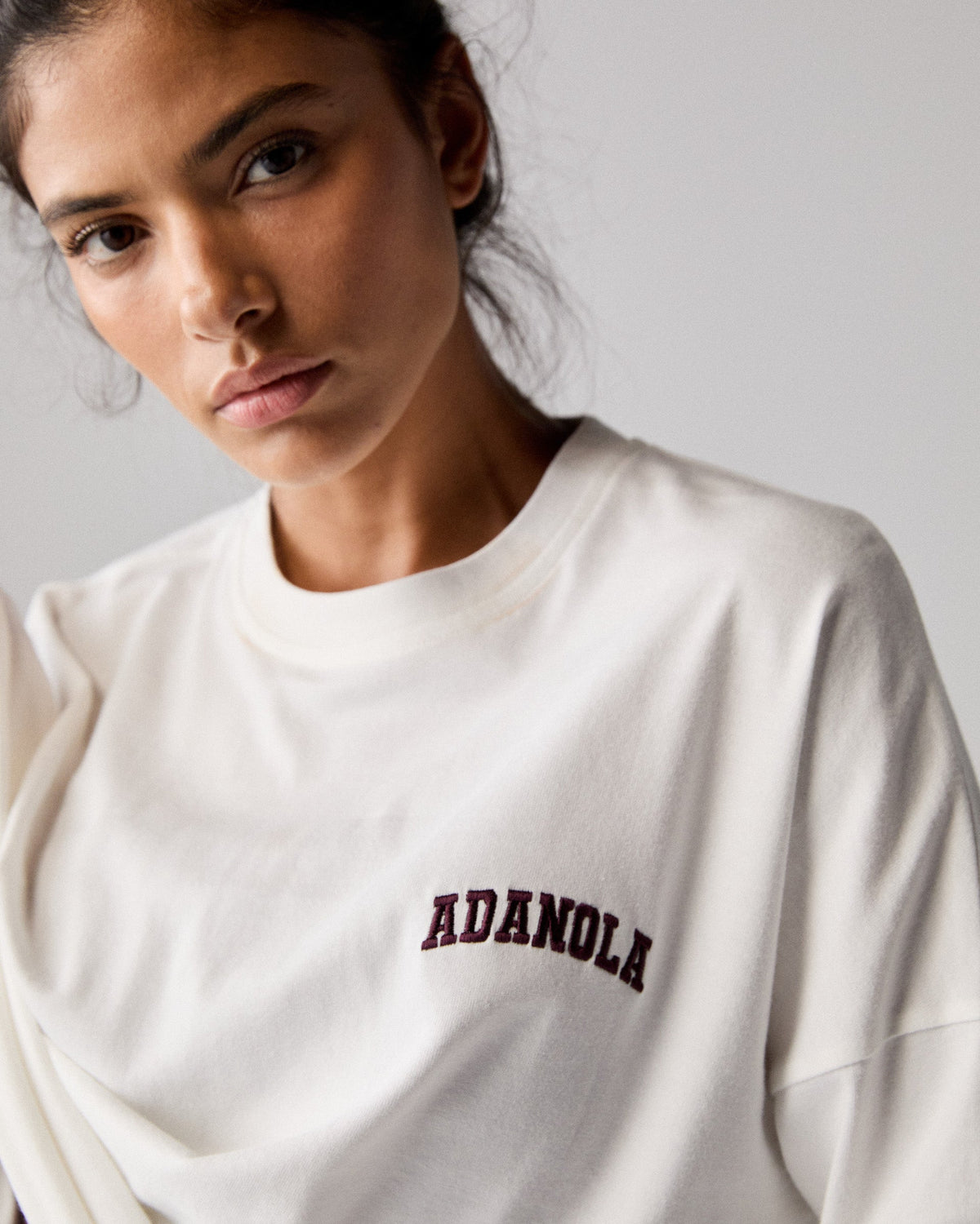 Drop Shoulder T-shirt - White