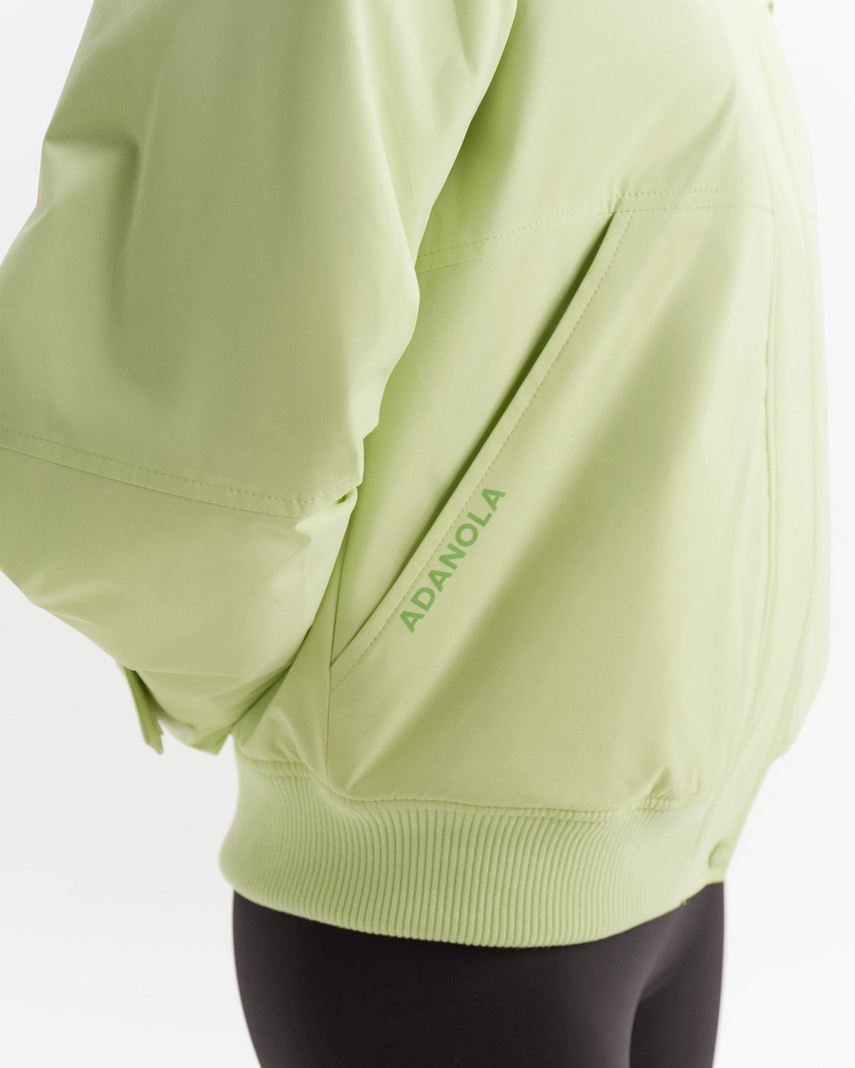 Funnel Neck Jacket - Lime Cream