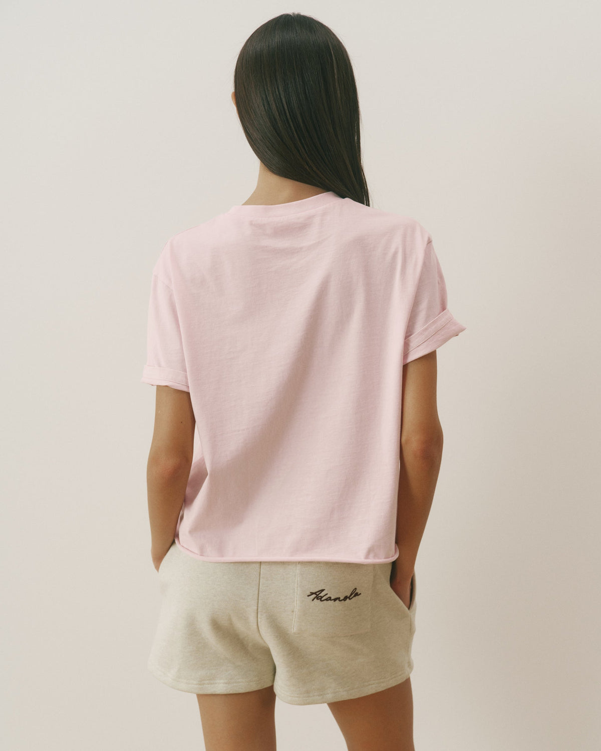 Mid-weight T-shirt - Soft Pink