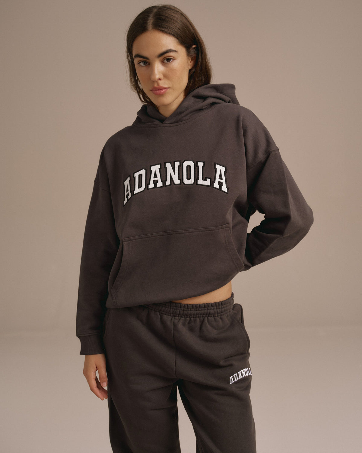 Cuffed Sweatpants - Washed Coffee Bean