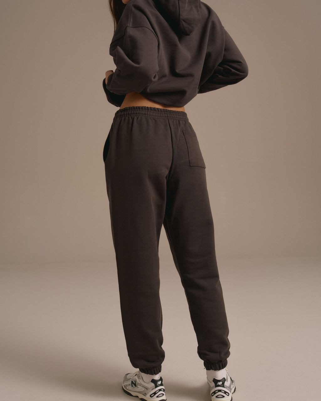 Cuffed Sweatpants - Washed Coffee Bean
