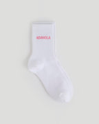 Socks - White/Pink