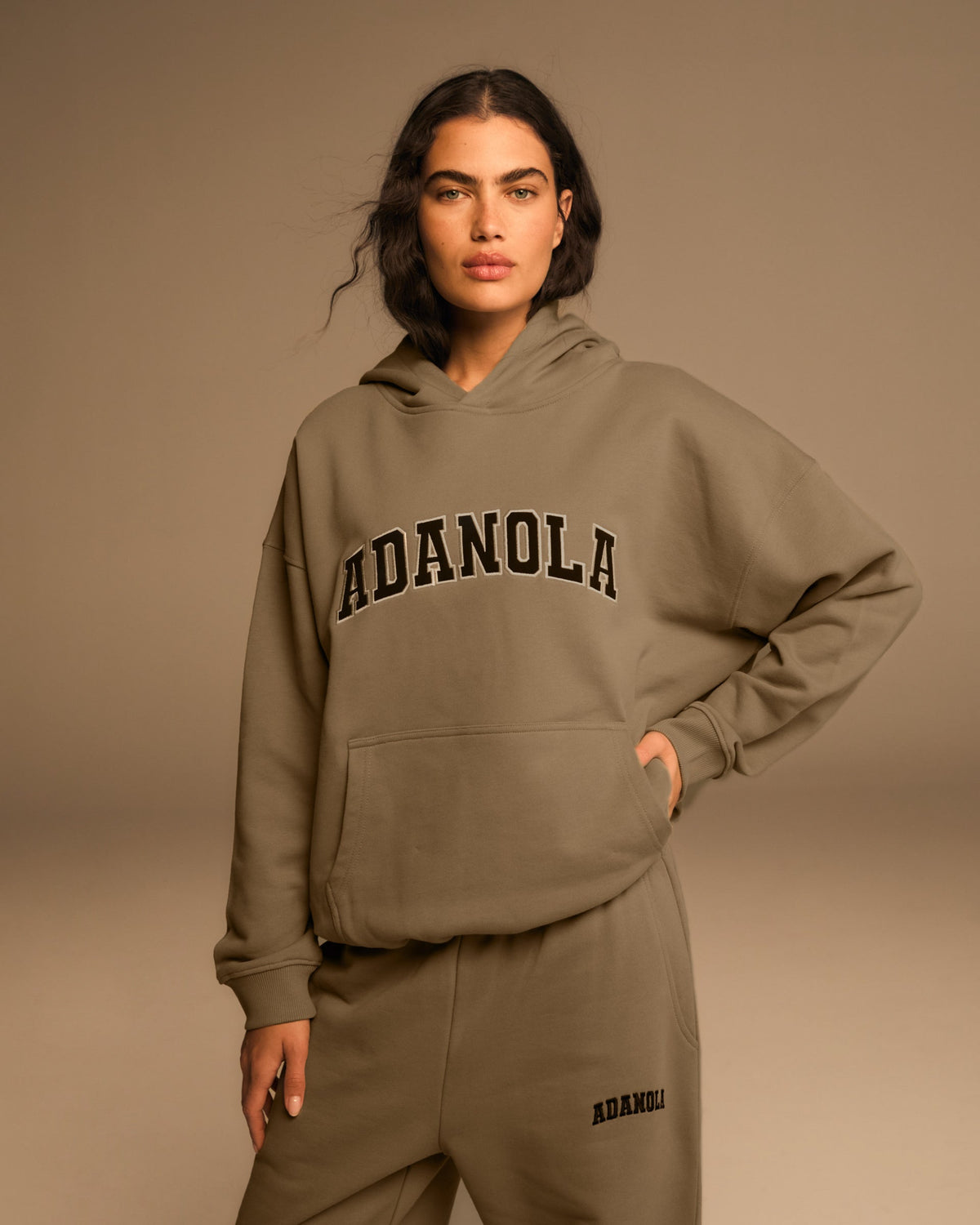 Oversized Hoodie - Khaki Beige