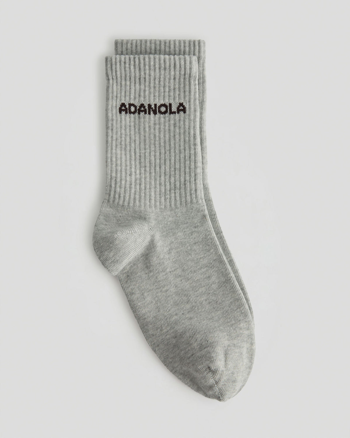 2 Pack Socks - Chocolate Brown/Light Grey Melange