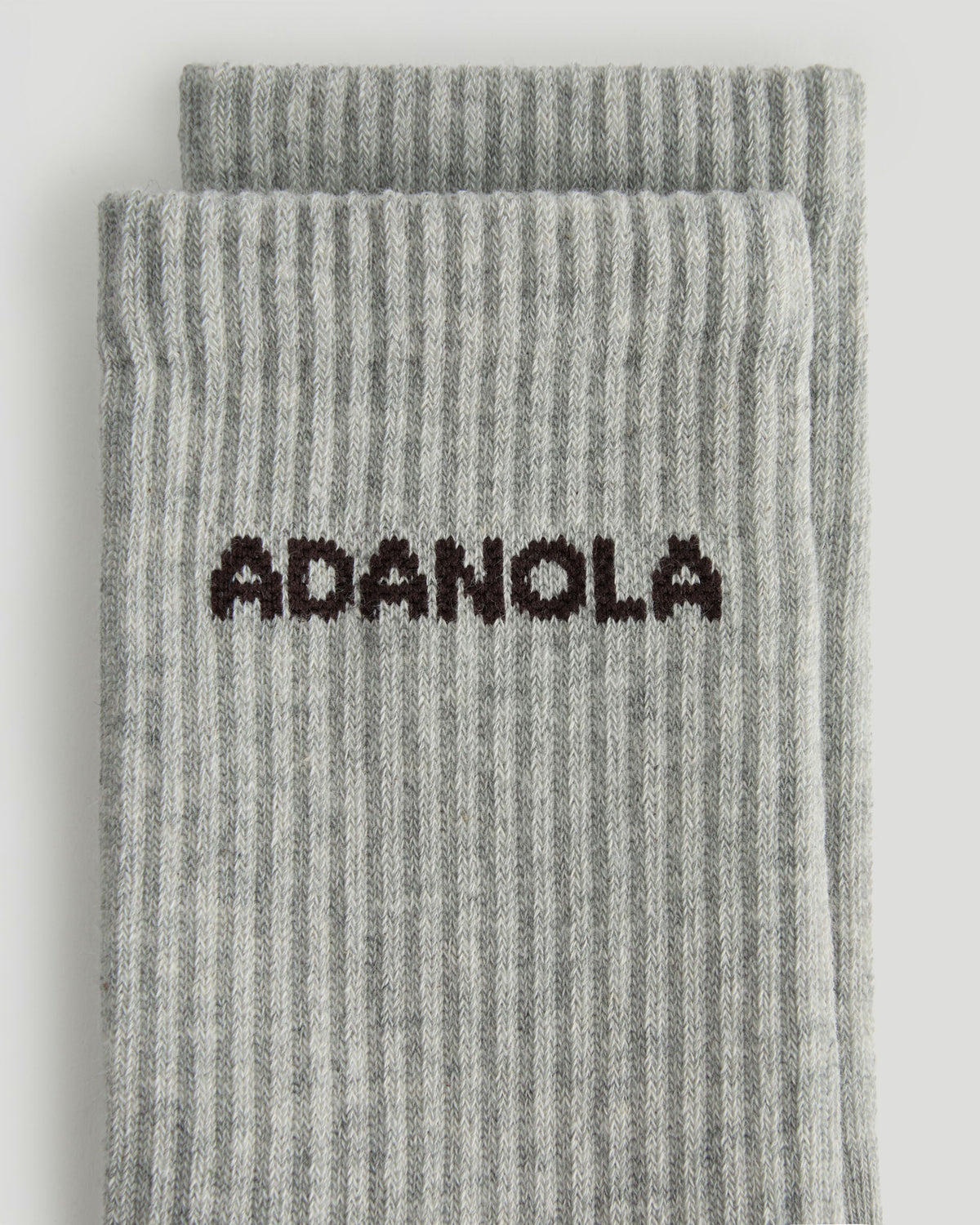 2 Pack Socks - Chocolate Brown/Light Grey Melange