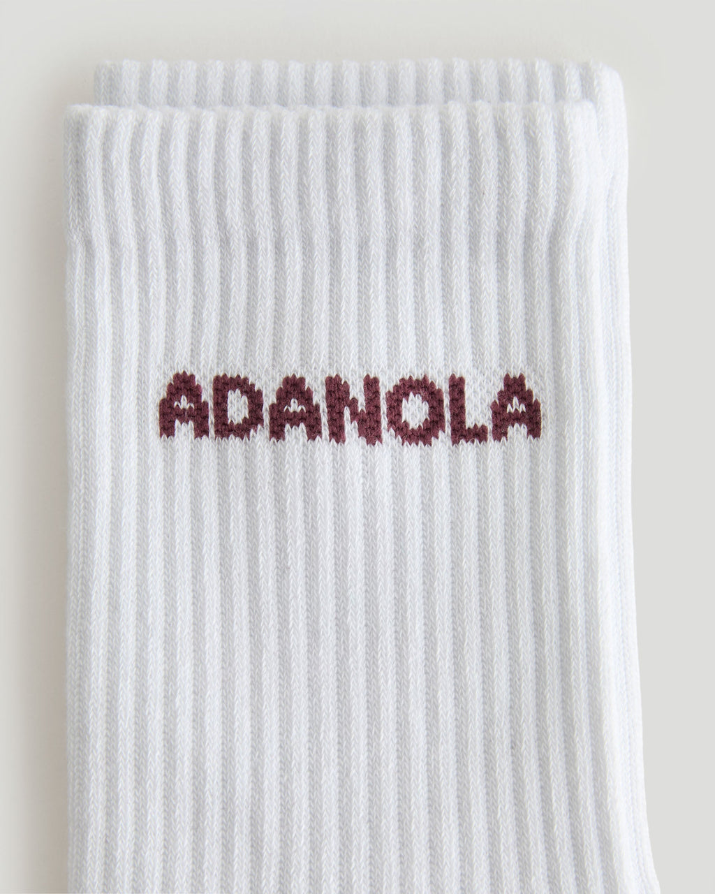 3 Pack Multi Branding Socks - Damson Red/White